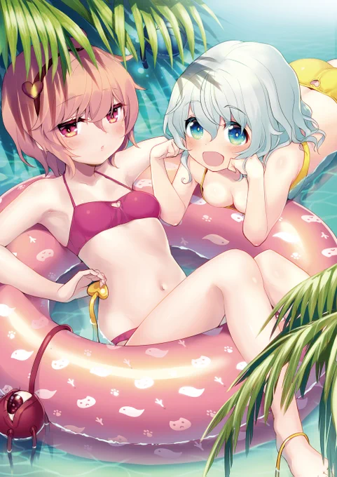 #秋だけどまだ全然暑いので水着絵再掲してもいい 