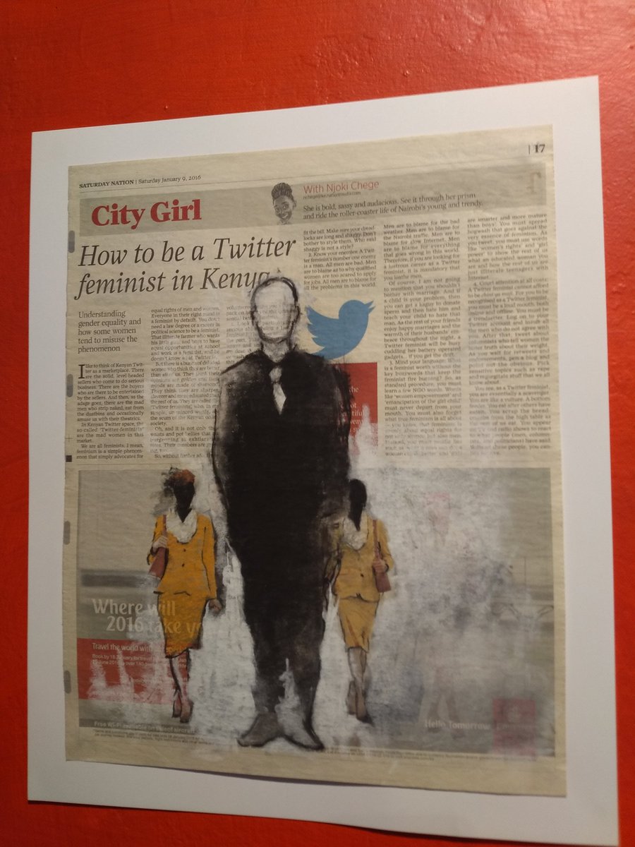 warothe's tweet photo. I know that art has gotten more and more abstract.
And one is expected to act like they understand what is being exhibited and then attach serious meaning.
But walking around 'Duuru za kuaminika" left me confused.
Try as I may I couldn't wrap head around it.
#myNbo #artKE https://t.co/STvZuLQ5xC