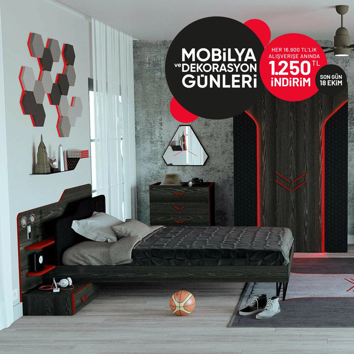 Dogtas's tweet photo. Gamer Genç Odası, Mobilya ve Dekorasyon Günleri’ne özel %40’a varan indirime, ek her 16.900TL alışverişe anında 1.250TL indirimiyle tüm Doğtaş mağazalarında sizi bekliyor. Son gün 18 Ekim...
#Doğtaş #ŞimdiTarzDoğtaş #Berjer #KoltukTakımı #aksesuar #homedecor #gencodasi https://t.co/uZvbwMjltz
