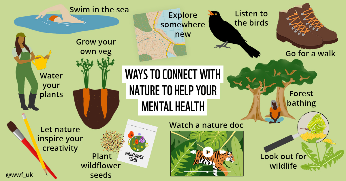 What are your favourite ways to connect with nature? 🍃
This #WorldMentalHealthDay, be sure take a moment for the things that help support your wellbeing.