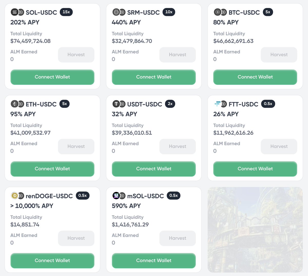 3 new <a href="/AtrixProtocol/">Atrix</a> pools with ALM emissions. We hope you enjoy the healthy snacks.

FTT-USDC
mSOL-USDC
renDOGE-USDC

🌳🐿🐿
