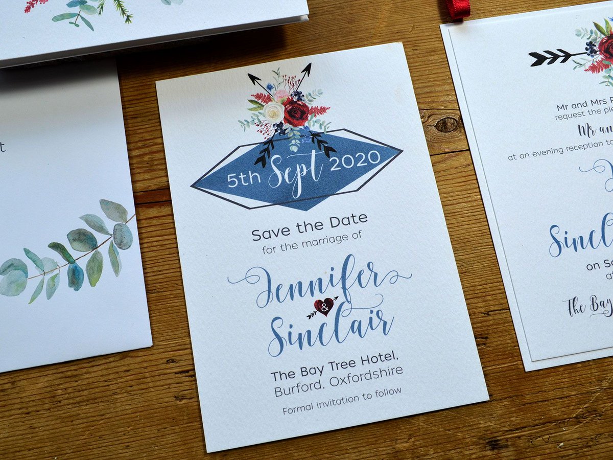 Have you booked your venue but not yet informed your guests? Share your exciting news with a Save the Date Card. Available in our new design, Boho, Blooms and Berries as an A5 Card, Postcard or Fridge Magnet.
Drop us a message for more details. #weddingstationery #bohowedding