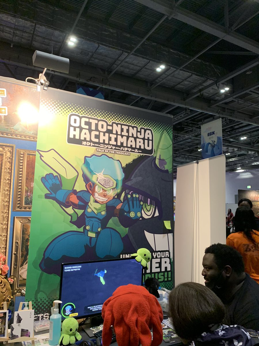 Our fourth and final day of <a href="/EGX/">EGX</a>… don’t miss what everyone’s been raving about and come see <a href="/OctoNinjaGame/">🐙Octo-Ninja Hachimaru🥷🏼</a> for yourself!! 🥷🏿🐙

We’ll be in the #RezzedZone until 6pm today 😊

#EGX2021 #indiegame #indiedev #egx