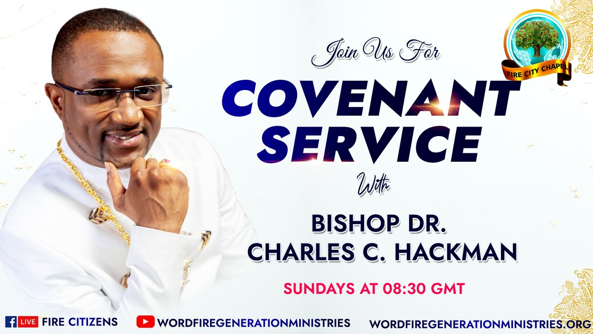 WordFireGenMin's tweet photo. #FireCityChapel invites you to our #CovenantService with Bishop Dr. Charles C Hackman.

#YOUTUBE:
https://t.co/lcdhlU6npi

#Church 
#Service 
#Christian 
#Gospel 
#Music 
#GospelMusic
#Worship https://t.co/ZI1cB8P5vL