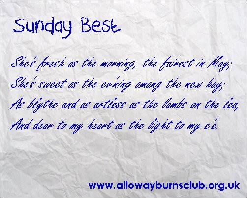 Sunday Best: Excerpt from 'Auld Rob Morris' by Robert Burns (1792).  #TheBard  #RobertBurns  #Scottish  #Poetry