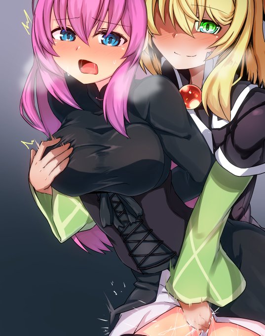 お酒を飲んだ翡翠にスキンシップされるよその子(Skeb絵)

https://t.co/SIgoI8SkAI 