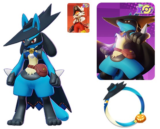 ルカリオ フィギュア ハロウィンスタイル ポケモンユナイト