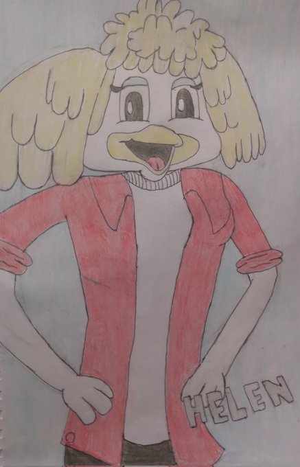 Got bored here's a drawing of Helen Henny from Chuck E Cheese #helenhenny https://t.co/4fLoUX9hIf<a href="/tag/helenhenny"class="tags"><span>#helenhenny</span></a>
