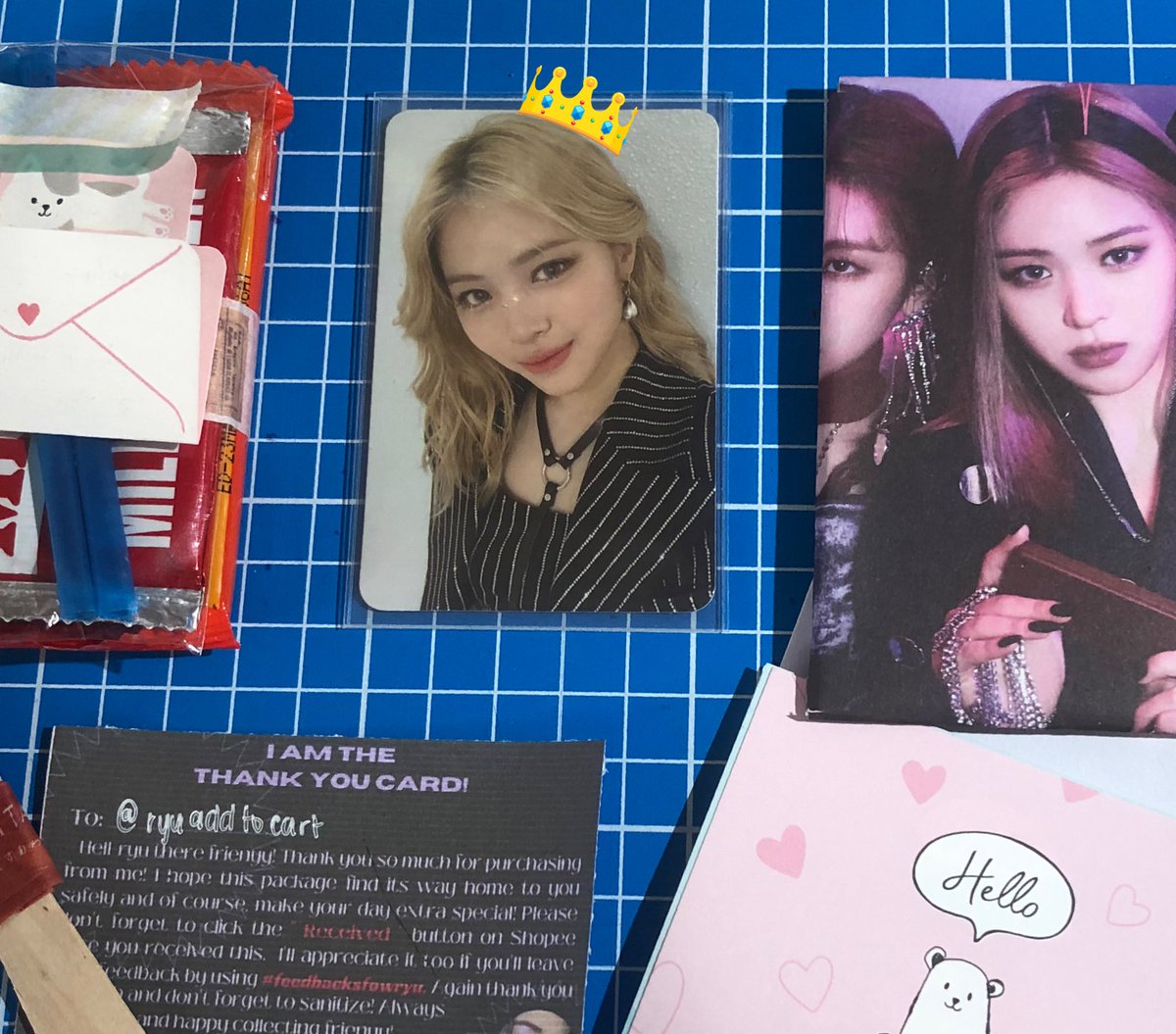 ryuaddtocart's tweet photo. 💌 . . . . . ryujin mail 
#feedbacksfowryu | @ryufowyou 

KINIKILIG AKO HELLO WBDBSN thank u so much 🤍 my fave pc of ryujin for the guess who era is finally home 🤘 thank u for the constant updates + smooth transaction + secure packaging :]] sa susunod na budol 😇✌️ https://t.co/40XRYDYEWT