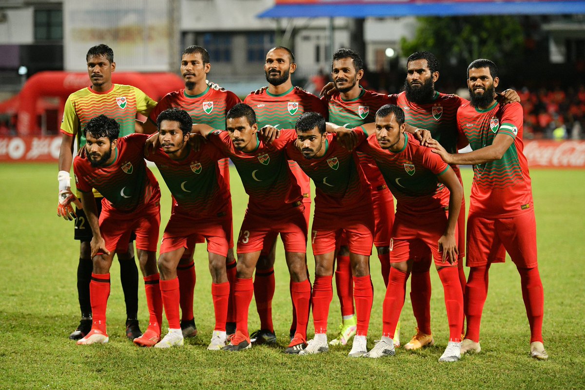 MoYSF_mv's tweet photo. Our #RedSnappers 🇲🇻 are looking to secure their second win of #OoredooSAFFChampionship2021!

🆚 Sri Lanka 🇱🇰
🏟 Galolhu National Stadium
⌚️ 4PM 

Good luck Team 💪 https://t.co/Er2HCp9wP1