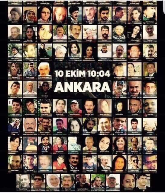 aacar0234's tweet photo. #BugünGünlerdeAnkaraAdıKara Ankara gar Barış şehitlerimizi unutma ey Halkım Barış Şehitlerimizi saygıyla ve özlemle anıyorum. https://t.co/hnyGear3Oe