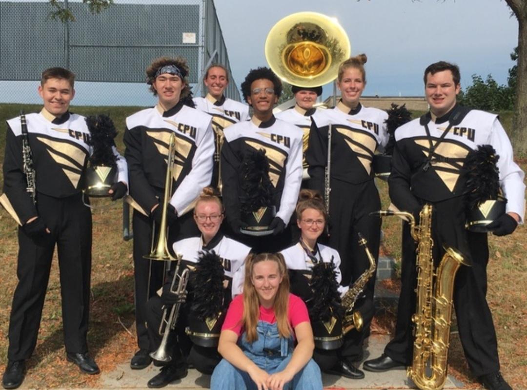 mjamesagd's tweet photo. Congratulations to the CPU Marching Band on their TWO outstanding performances today! They received a Division I rating at the IHSMA State Competition and 2nd place (of 9) at the Muskie Invitational in Muscatine!!! Way to go band!!! Love our SENIORS! #CPUSchools #CPUActivities https://t.co/O63WFaEtj2