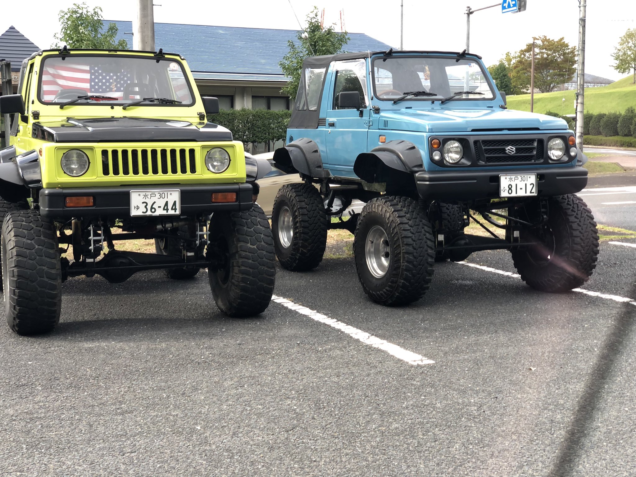 逆付けキット取付（スズキ ハイリフト 逆付けキット ジムニー JA11 