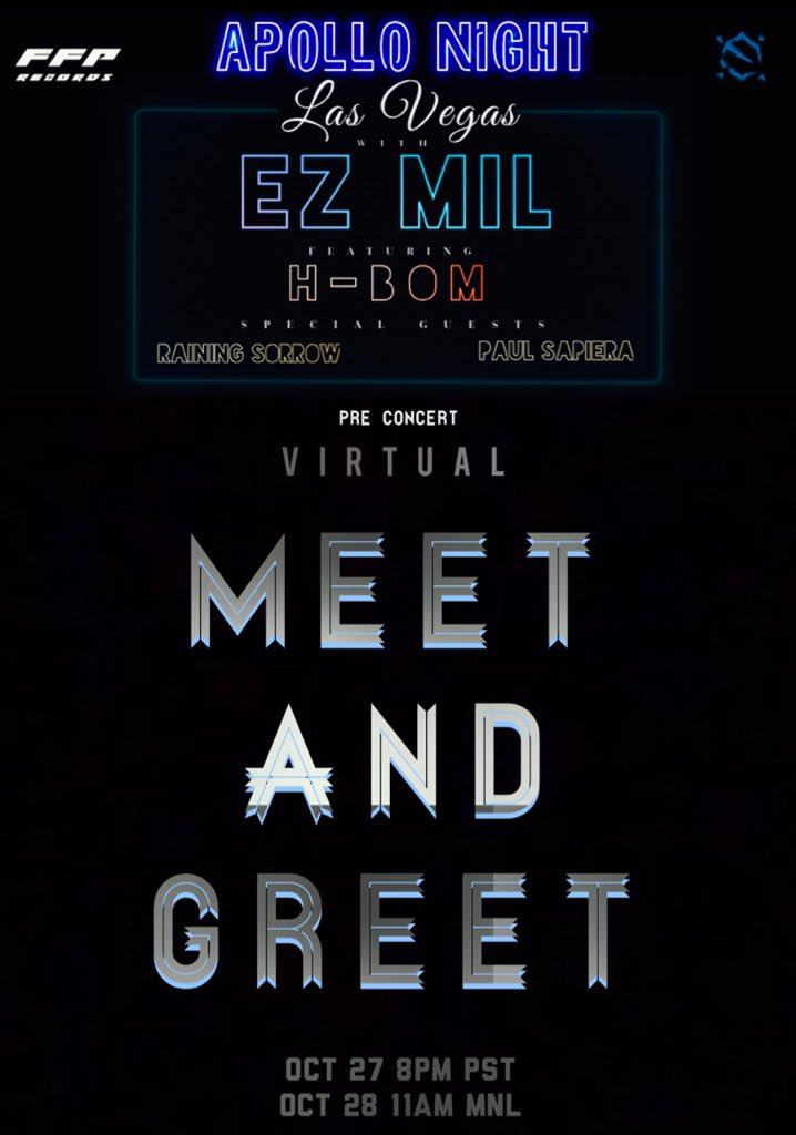 ezmillionsofc's tweet photo. How's everyone doing? Haven't got your tickets yet? Get your tickets now at https://t.co/RWKZx5Zk7M ! If some of y'all have tickets already don't forget to email  teamprmanager27@gmail.com for the M&amp;G this October 29 8PM-MNL TIME Thank you fam!

@ffpmgmtpr 
@EzMil27 
@Rezzi_XXV https://t.co/VASWdT3wU4