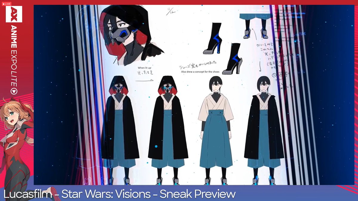 cant stop thinking about how good star wars visions was . the designs from village bride and the bunny girl ep especially are so fucking cool 