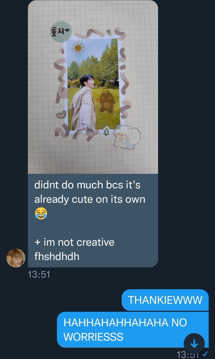 ciiiisme's tweet photo. #cifeedbacks First time doing this kinda freebieπ glad you loved it and received well!! π₯Ίππ hope you enjoy your first comeback toooo!!! https://t.co/wDKEE6256K