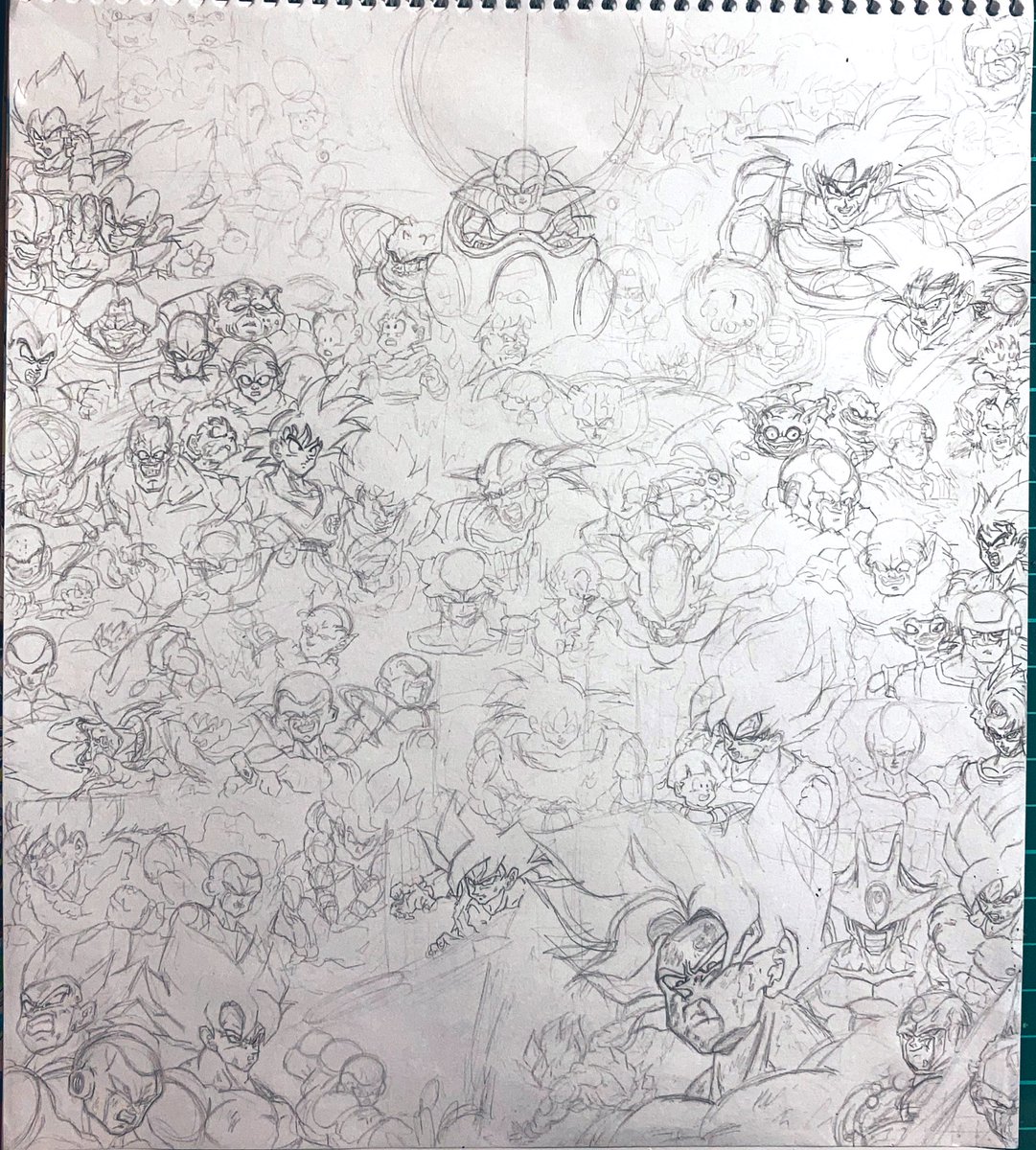 次あげる時にはペン入れしてると思います✨✨
下描き雑だからペン入れでかなり顔とバランス変わると思います😊
 #模写 