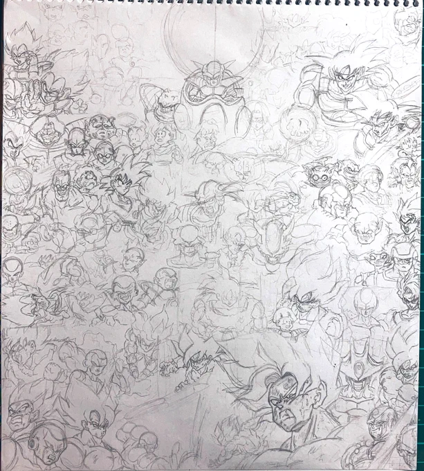 次あげる時にはペン入れしてると思います✨✨
下描き雑だからペン入れでかなり顔とバランス変わると思います😊
 #模写 