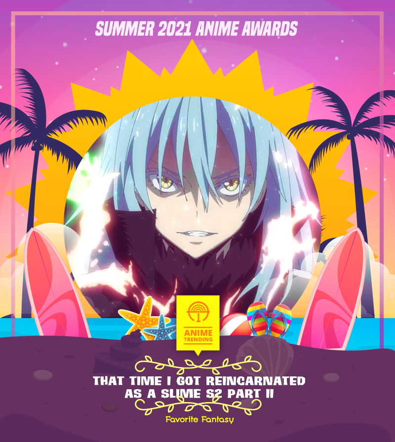 That Time I Got Reincarnated as a Slime Narrowly Wins Anime of the Season  for Summer 2021