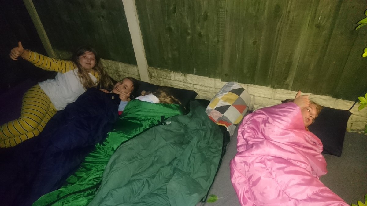 SamBamBradley's tweet photo. A little tired and wet but they showed real strength and determination to make it though the night. #sleepoutathome #WorldHomelessDay2021 #WorldMentalHealthDay https://t.co/DtRBKMjTvc