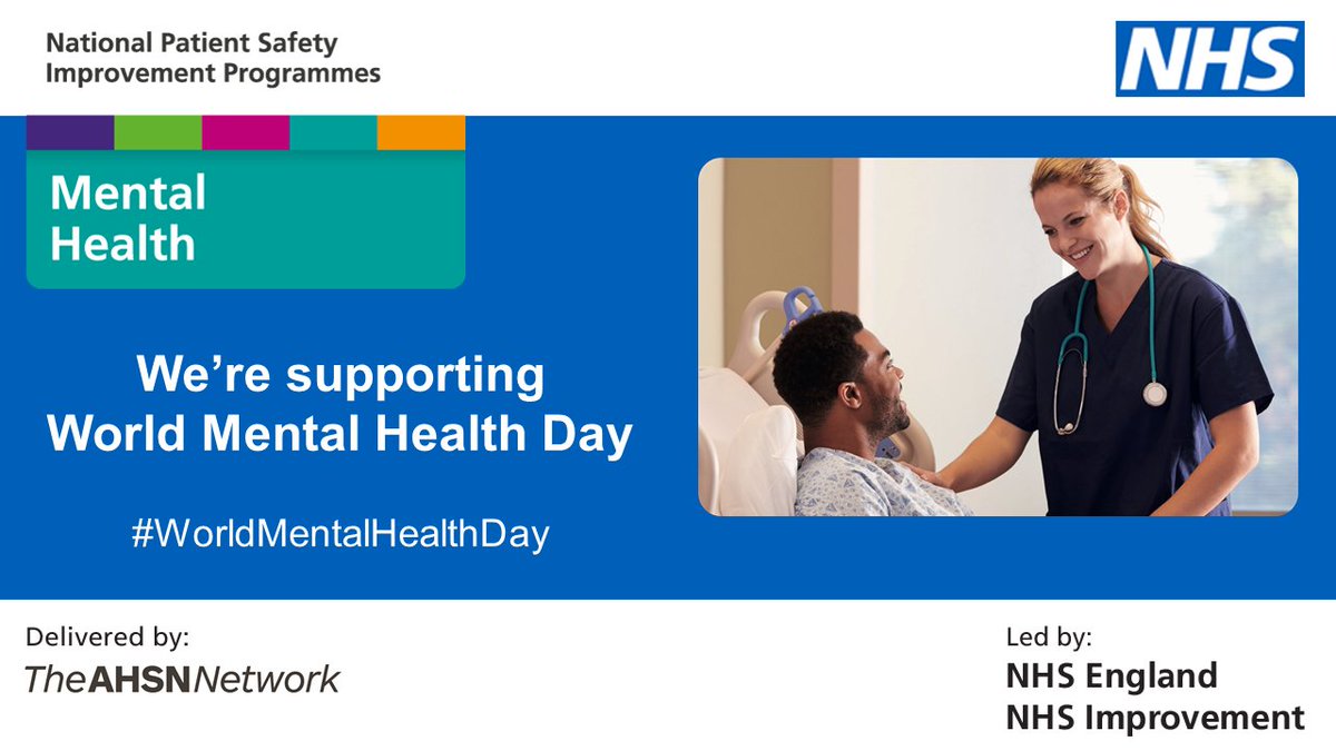 GMEC_PSC's tweet photo. 📢 It is #WorldMentalHealthDay today highlighting ‘mental health in an unequal world’. 

Mental Health is one of the @NatPatSIP programmes aiming to improve #PatientSafety and outcomes for mental health inpatients 

Read more: 🔗https://t.co/KTFa64V42o @WMHDay https://t.co/JKzvVp94oR