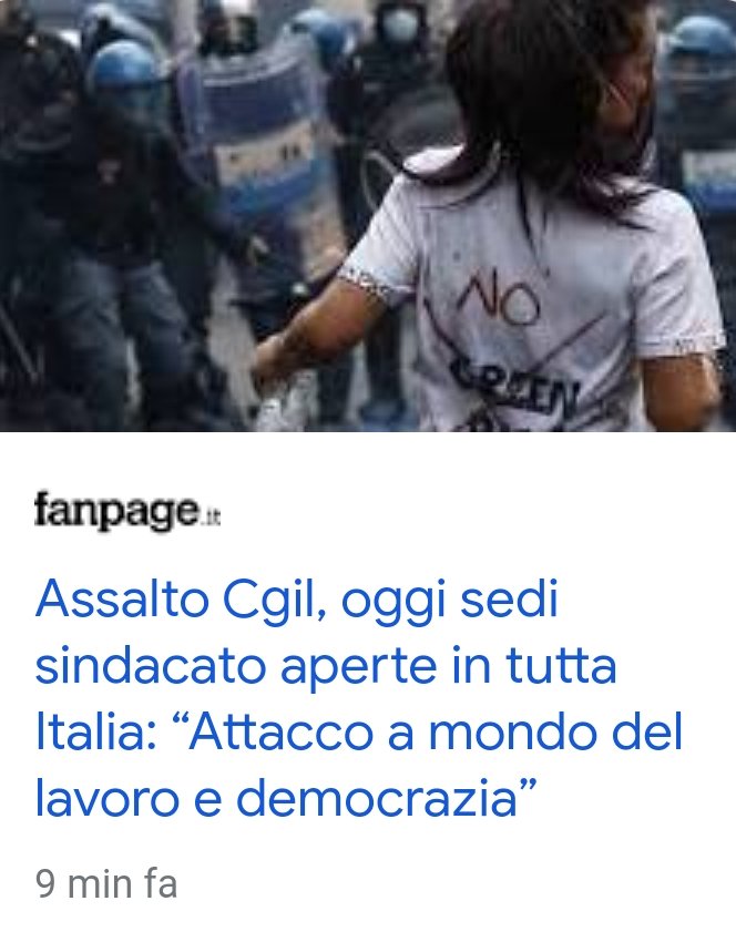 PGrezzo's tweet photo. La CGIL parla di assalto alla democrazia...una barzelletta!!!!
La cancellazione dei diritti del lavoro e i continui ricatti del governo, accompagnati dal loro silenzio, come dobbiamo chiamarli ?!?
#novax #nogreepass
#nosindacati https://t.co/Ty8PQtBLy9