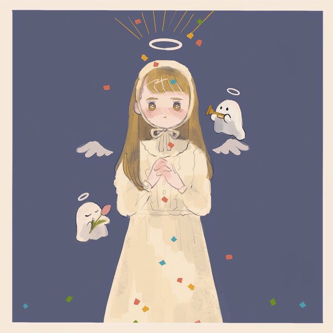 新しい下描き👼👻 