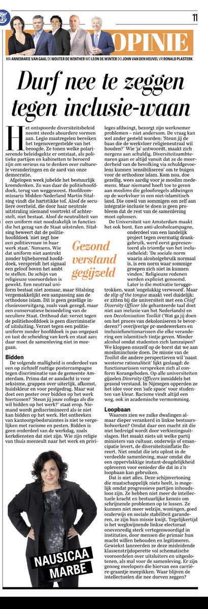 HammersteinO's tweet photo. Bravo ⁦@nausicaamarbe⁩ Bravo.  Zegt het voort! https://t.co/lQIyMtRXat