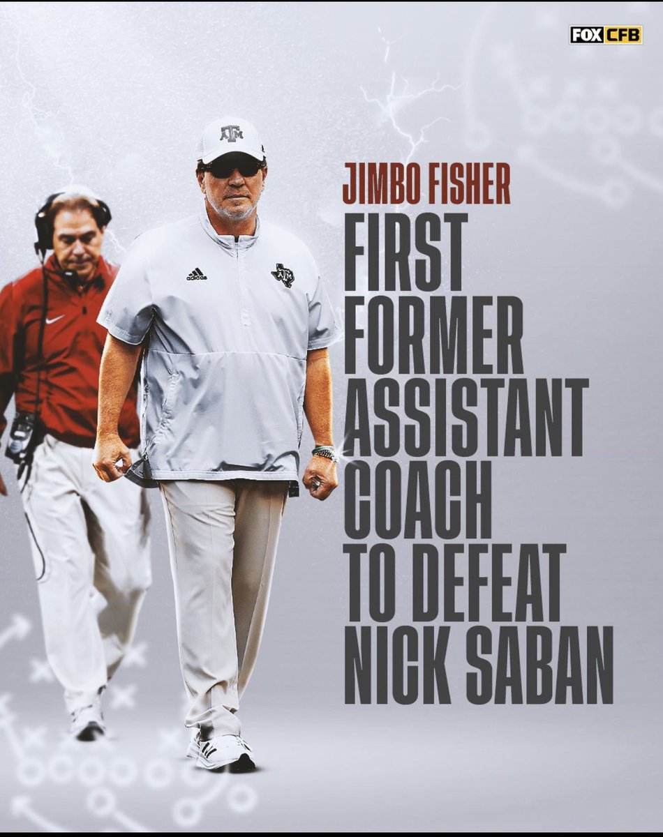 ZS20014's tweet image. Love this graphic.  Subtle yet sweet. #GigEm #FoxCFB #aggiefootball #Saban #CrimsonTide