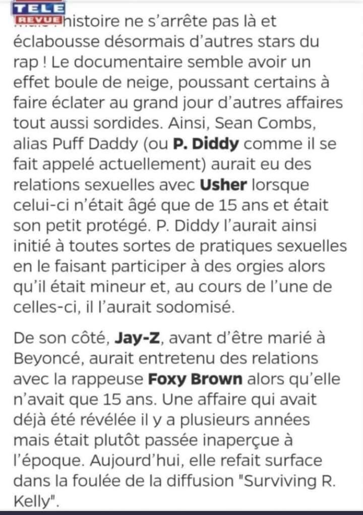 #RKelly n’était pas tout seul #JayZ #foxybrown les bourreaux sévices dans la musique le cinéma en toute impunité,force de constater que l’argent le pouvoir te place au dessus des lois et des droit de l’homme #balancetonporc