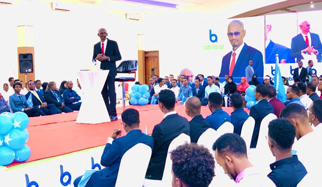 DhulkaP's tweet photo. "Since I worked at educational institutions I have thousands of friends who can give me hand to serve my country effectively".

Our leader party proff @Abdirahmanablal https://t.co/eN0vnOcQNs