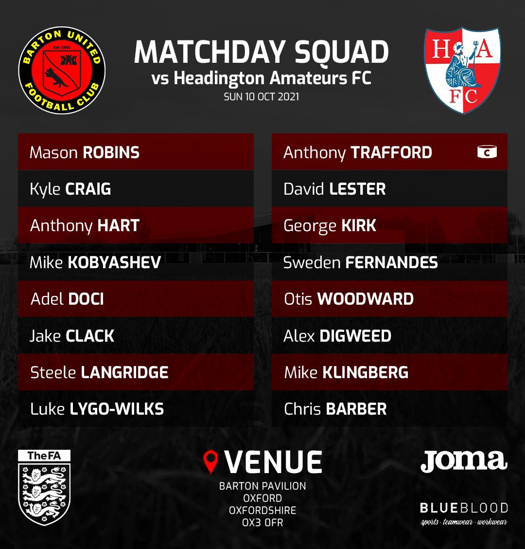 Our chosen 16 to kit up for this mornings game 🙌🖤❤️