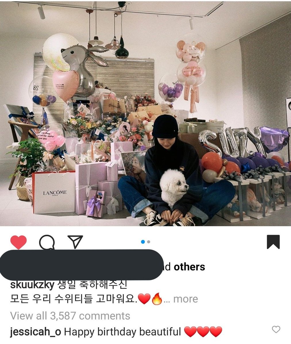 Kdramapin's tweet photo. Jessi greeted suzy a happy birthday!!💗
"Happy birthday beautiful ❤❤❤"

#NationsFirstLoveSuzyDay
#10월10일_수지를사랑하는_특별한보통날 https://t.co/Vi6lweZ588