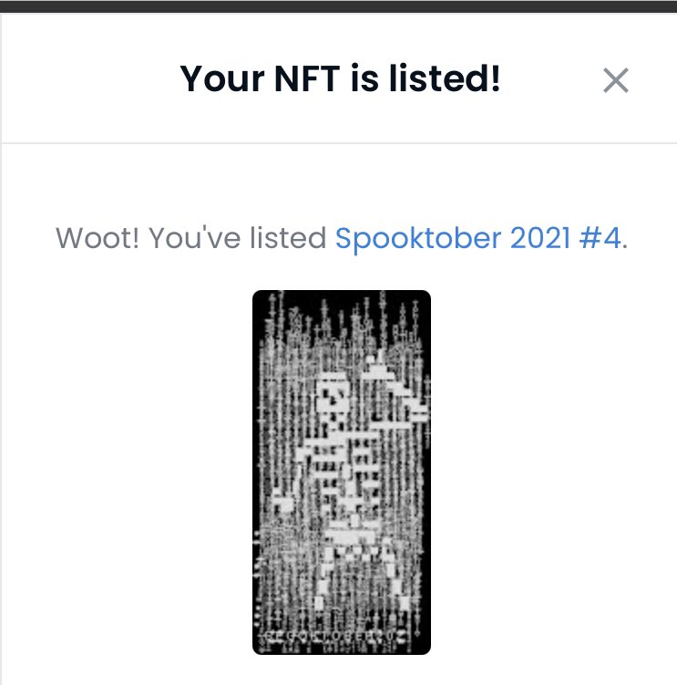 ZalgoNFT's tweet photo. Here is your #SpookyTX for #Spooktober 2021 #4 :
https://t.co/iwuvt85dMu
This shows that 549 copies of the #spooky #skeleton have been moved to the #deadaddress on #opensea
AKA #burn 🔥
👺Follow @ZalgoNFT for more updates and #halloweennfts
#NFTCommunity #roadmap #polygon https://t.co/aHSlGXZ1kJ