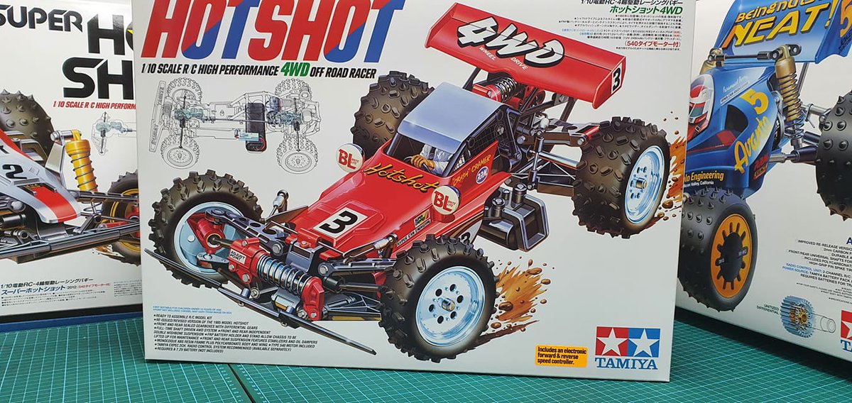 FullOnRC's tweet photo. Another new kit added to the build list. The iconic Tamiya Hotshot. #hot #shot #tamiyahotshot #hotshot #tamiyabuggy #tamiya #rc #radiocontrolled #rccar #rcbuild #rccar #rccarbuild #youtube #subscribe https://t.co/j2aEZLVORB