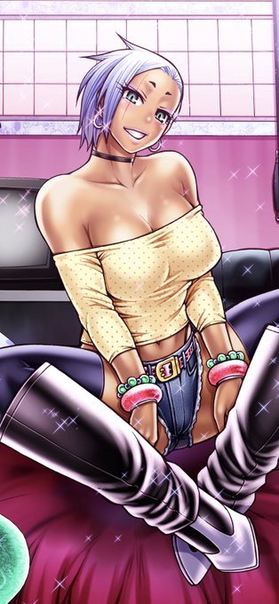 昨日アップしたBlack witches06表紙イラストをスマホ壁紙にしてる方を見かけたのでちゃんとしたスマホ壁紙作ってみた 