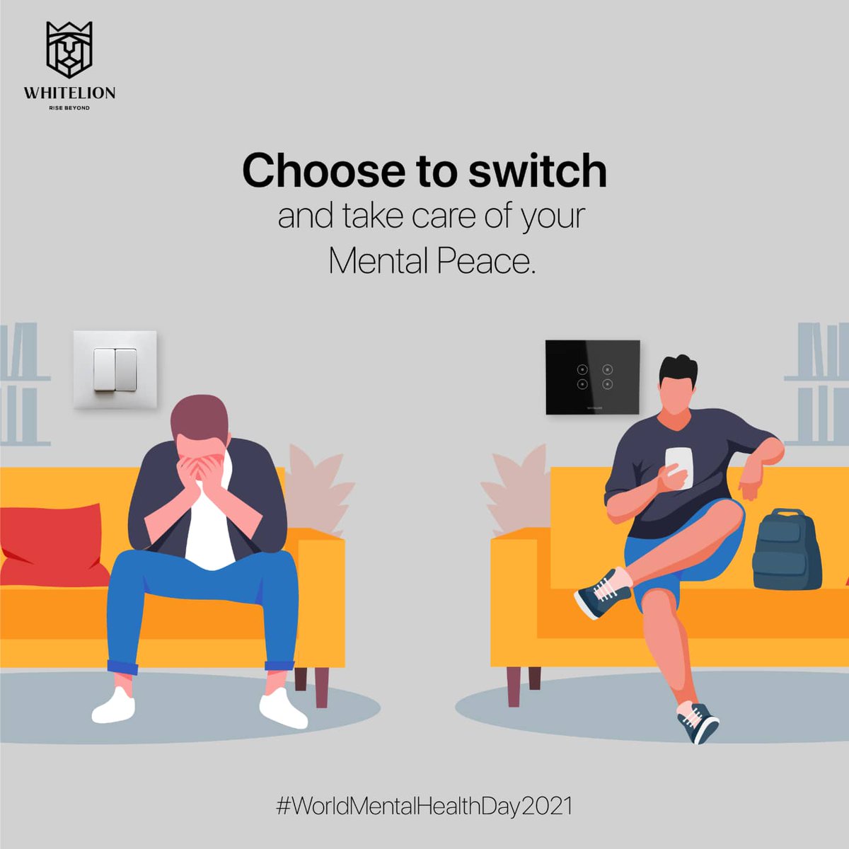 WHITELION_IN's tweet photo. Get rid of all the tensions assocaited with those boring old switches and switch to smART with WhiteLion.

Inquire now at your nearest leading electrical store or get in touch with us via https://t.co/AFZp2UoCLc

#WhiteLion
#SmartSwitches #touchswitch
#MentalHealthAwarenessDay https://t.co/04CSYKjO8d