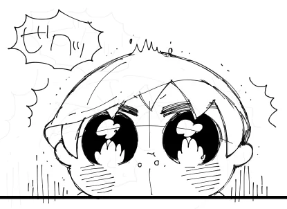 ビクッ😳 