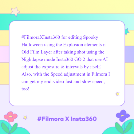 nathaniadewii's tweet photo. Filmora x Insta360 #BestCreativePartner https://t.co/6apDhuwtu3 @Filmora_Editor @insta360
#FilmoraXInsta360 https://t.co/Pndf8kMDfU
