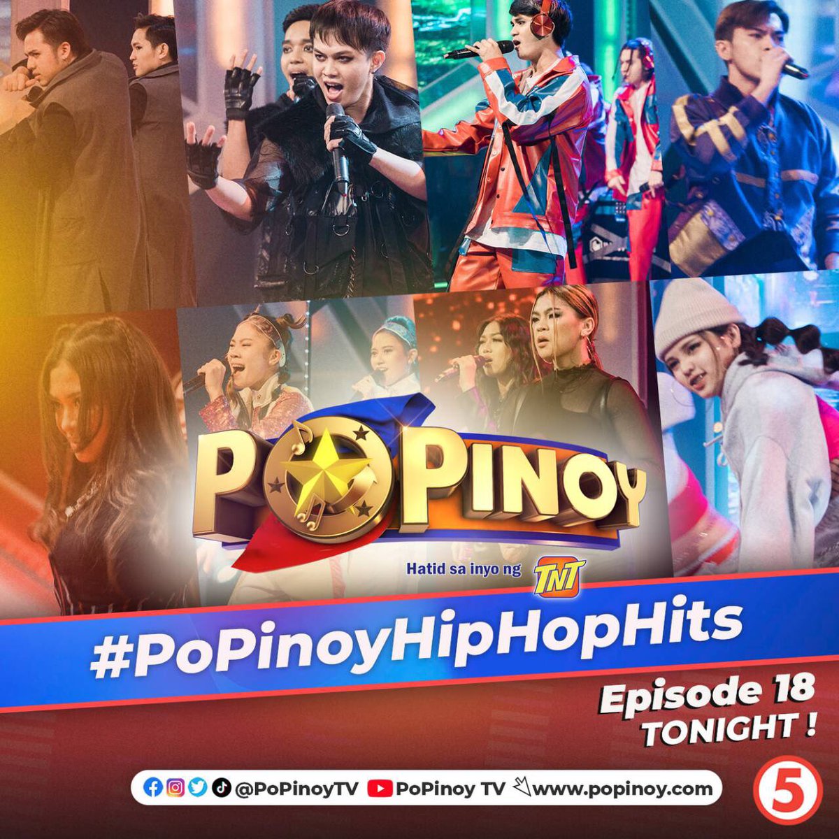PoPinoyTV's tweet photo. Magic Pop 4 Dreamers compete to reach the POP! Anu-anong groups ang makakapasok sa Magic Pop 3? Abangan tonight, 7PM sa TV5!
#PoPinoyHipHopHits #PoPinoyTV5 #TNTPoPinoy #IBAsa5 #DBG5 #FullOut #Upgrade #Versus #A4OU #NeuClimax #NewFlame #Yara https://t.co/DuOnGOWL0Q