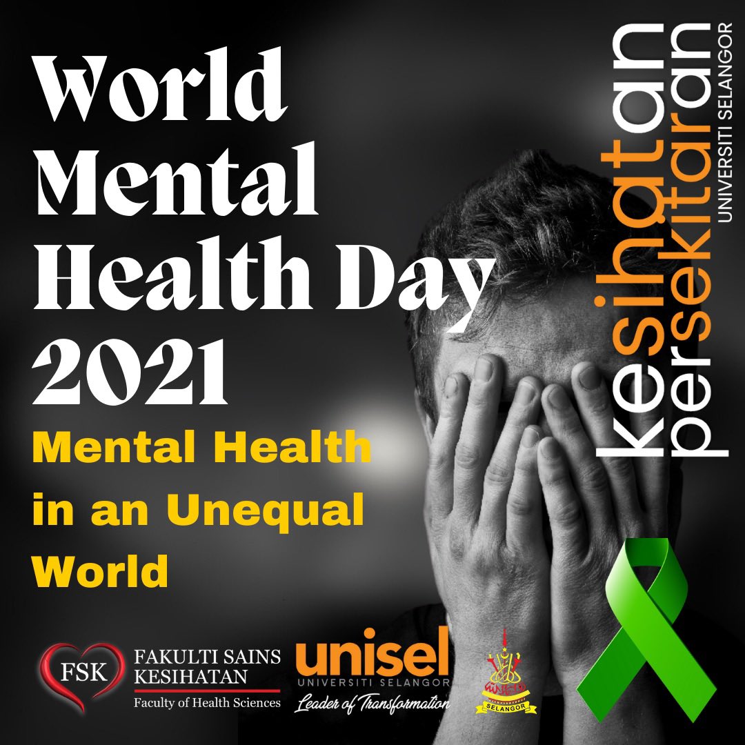 keeper_unisel's tweet photo. World Mental Health Day 2021
#WorldMentalHealthDay #environmentalhealth #Mentalhealth #kitajagakita https://t.co/9TD1zufK2I