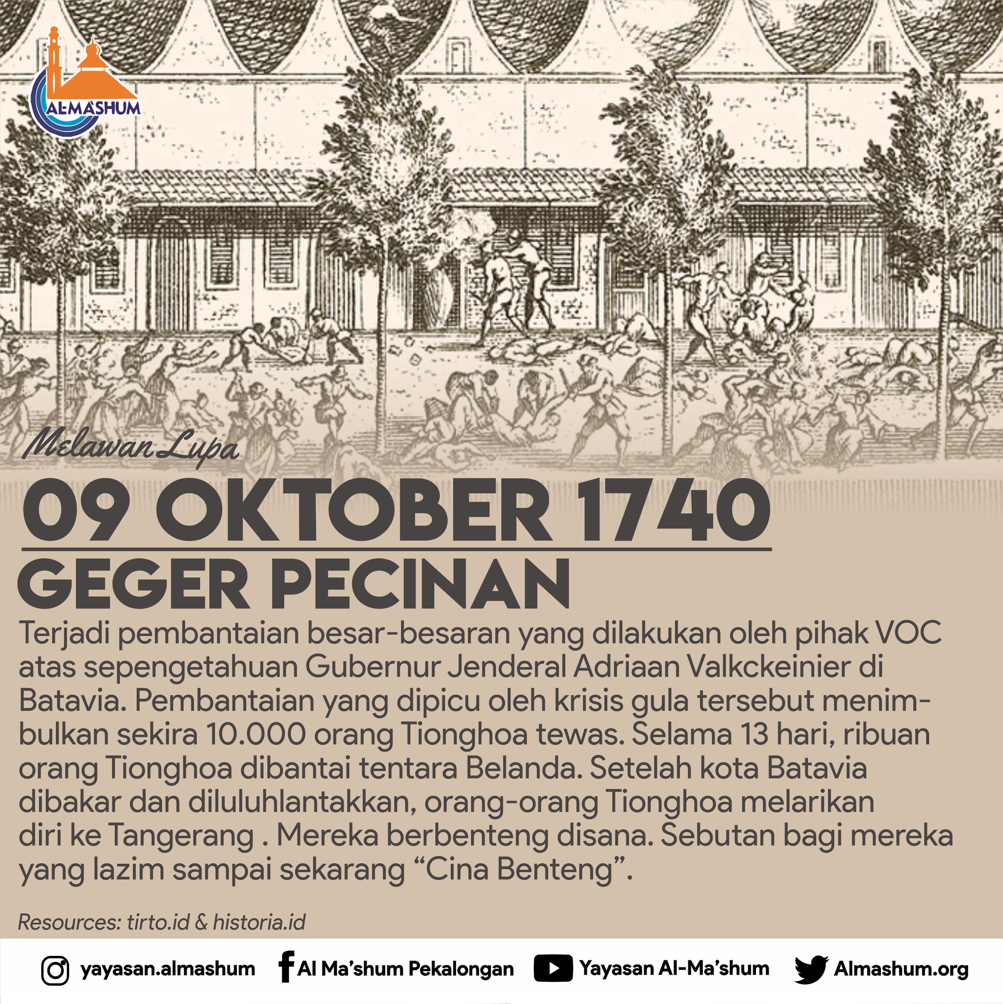 Almashum.org on X: "Geger Pecinan. #melawanlupa #AlMashum2021 #AlMashumPekalongan #AlMashumMelayaniUmat #pekalonganinfo #pekalongan #pekalonganhits https://t.co/Ae5gphnU8I" / X