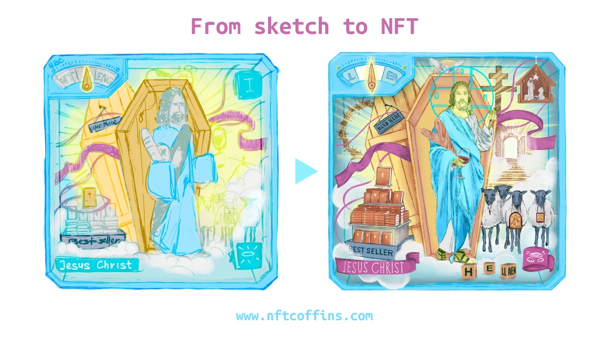 nftcoffins's tweet photo. how we created Jesus in first day...
https://t.co/6KopmL8Csc https://t.co/HTVLlUSbel