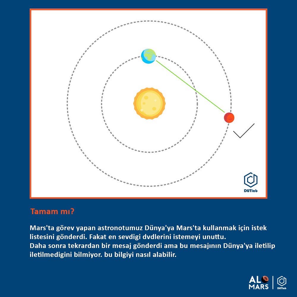 notitbilim's tweet photo. Uzay Haftası Kutlu Olsun !
Alo Mars İnternet Sitesi: https://t.co/Q4Gw9EpxBY
#DUTlab #uzay #space #aloMars #spaceapps2021 #spaceappsnasa #spaceapsschallange #spaceappsturkey #nasa #communication https://t.co/5fMk8lNkYb