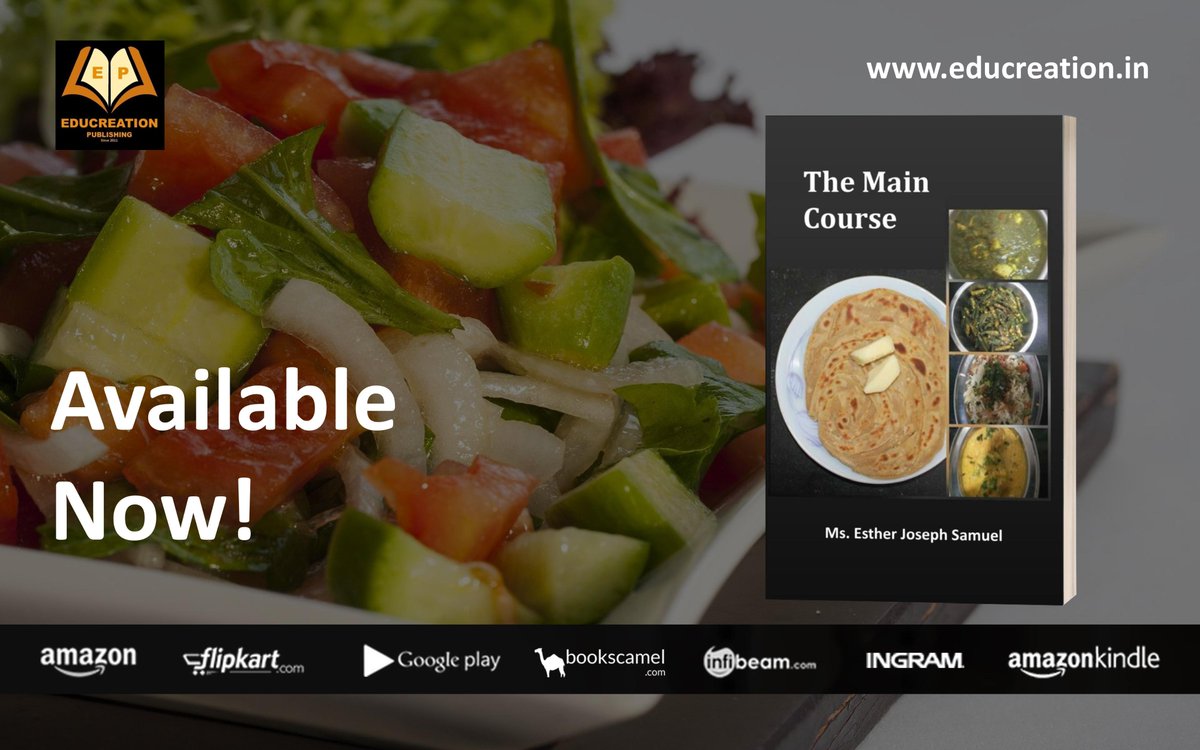 epauthors's tweet photo. Book, The Main Course by Ms. Esther Joseph Samuel is now available worldwide. Check Amazon / BooksCamel / Flipkart. @epauthors https://t.co/A68Wr8vUiq
