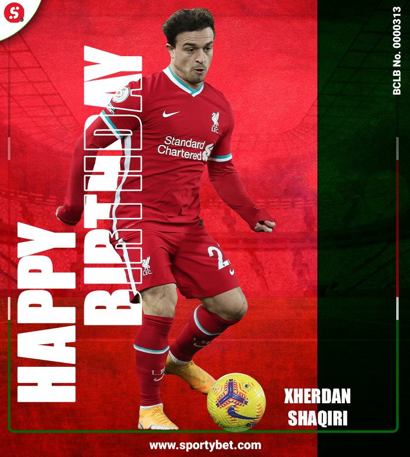 Happy birthday to Swiss and Club Lyon star Xherdan Shaqiri who turns 3  0  today. 