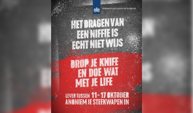 Jongeren kunnen anoniem steekwapens inleveren: ‘Drop je knife en doe wat met je life’ -  internetbode.nl/regio/steenber…