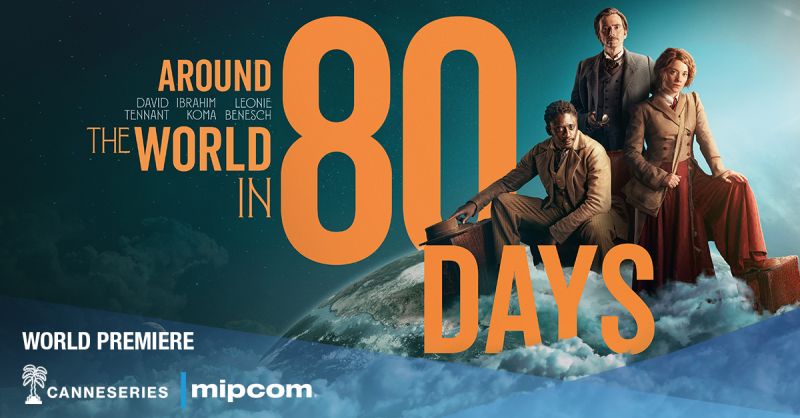 mip's tweet photo. We’re back! #MIPCOM starts tonight with a return of the World Premiere screening, in association with @CANNESERIES — Around the World in 80 Days, a brand new series &amp; major European co-production from @slimfilmandtv &amp; @FederationEnt Open to all delegates - Pink carpet from 8pm! https://t.co/GpQKwDspwJ