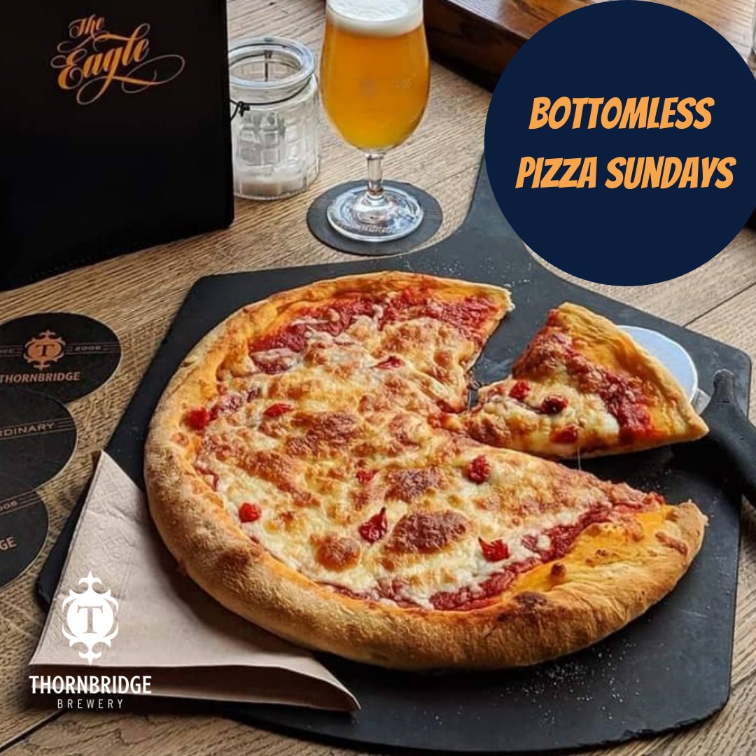 Bottomless Pizza Sundays 🍕
Eat as much pizza as you like for £15!
Sundays between 4-7pm, 90-minute sessions 😋

Walk-in or message us to book your table 👇🏼
#beersheffield #sheffieldissuper #sheffield #studentsheffield #freshers #freshersweeksheffield #sheffieldstudents #pizza