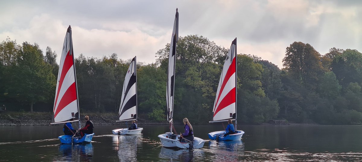 Newly-qualified L2 Race Coach Ben put his skills to good use in our final training sedsion if the term this weekend... we just needed a little more wind!